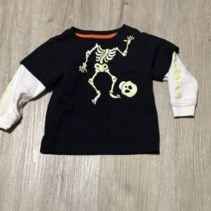 Hartstrings Black Skeleton Long Sleeve Shirt